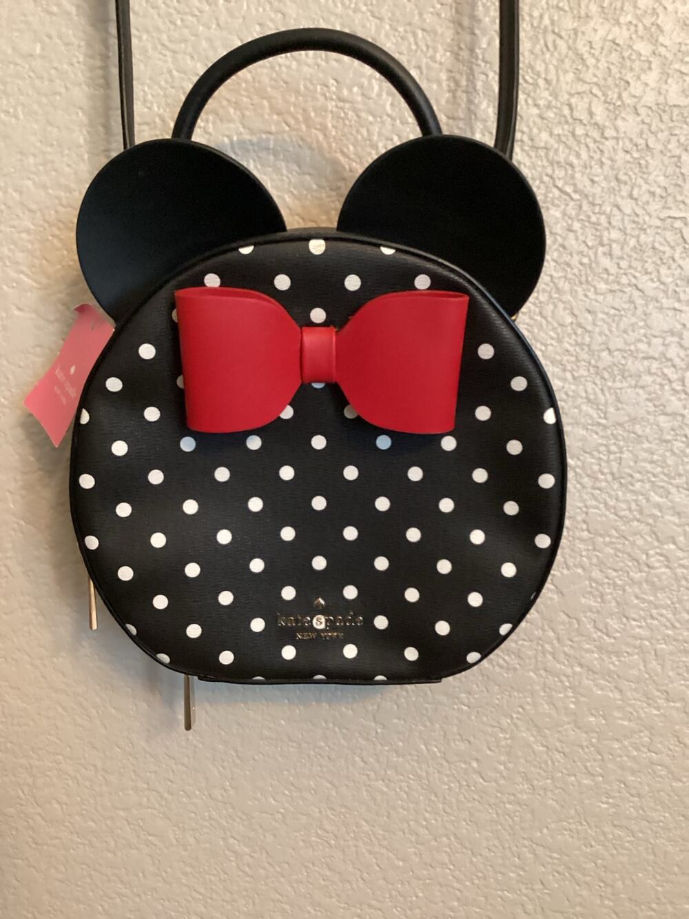 NWT Disney x Kate Spade New York Minnie Mouse Canteen Crossbody Handbag